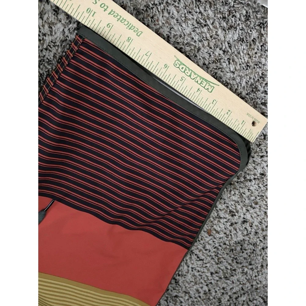 Quiksilver Highline Surfsilk Tijuana Brown Board Shorts Size 30 Men Swim Surf T